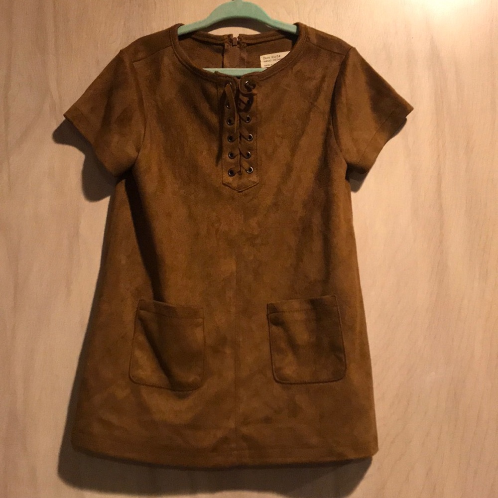 Zara suede dress